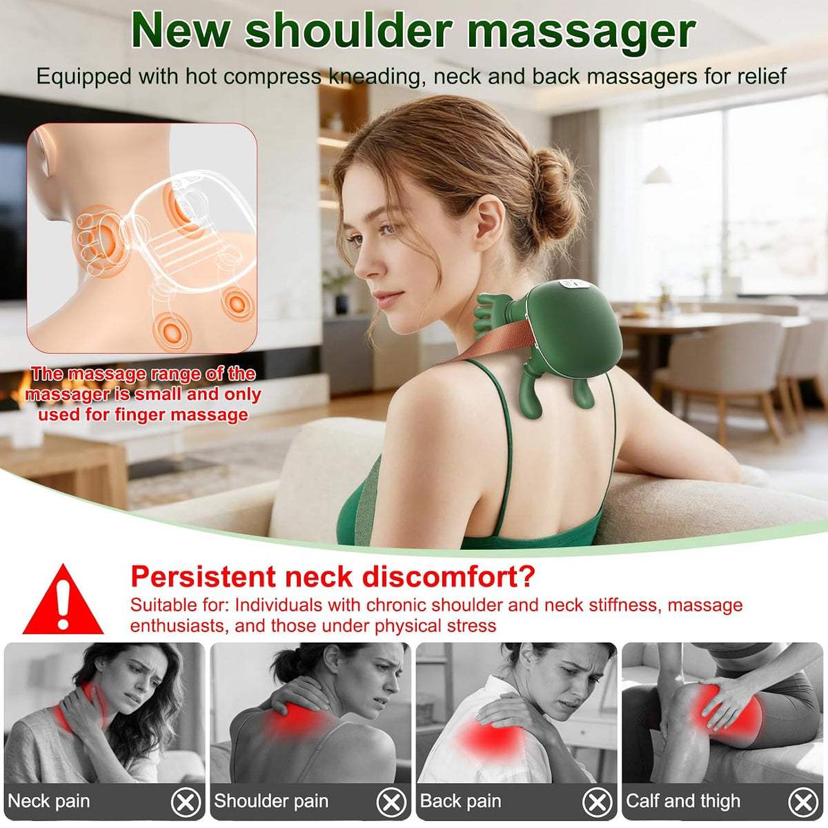 Shoulder & Neck Massager With Heat