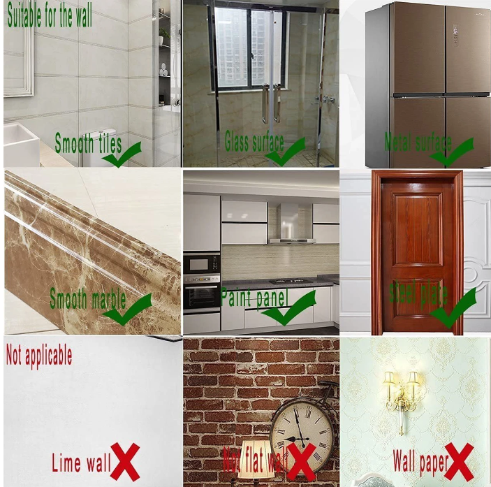 Self Adhesive Heavy Duty Hooks (40 Item)