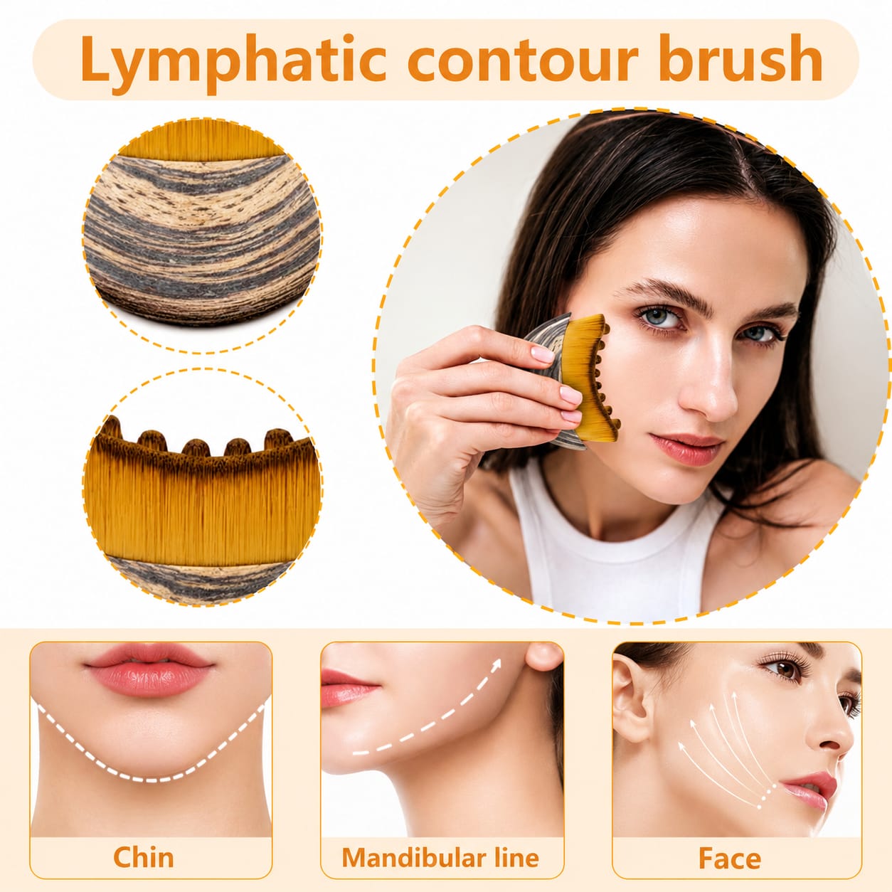 Lymphatic Contour Face Brush