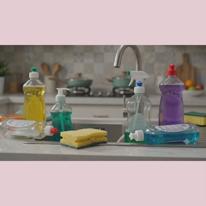 Soap Dispenser for Kitchen | 3 in 1 Soap Dispenser for Kitchen (Sponge Free) with Sponge Holder